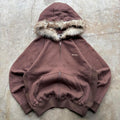 Vintage Y2K Chocolate Brown Alaska Full Zip Fur Trim Hoodie Hoodie – Fan Favorite · Top Pick For Any Outfit
