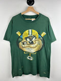 Vintage 90s NFL Green Bay Packers Looney Tunes Taz Green Tee Size L Graphic Tee – Feel-Good Design · Trending Graphic Apparel