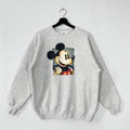 Vintage 90s Mickey Mouse Sweatshirt Mickey Crewneck Goofy Pluto Sweater Pullover Donald Duck Minnie Mouse Print Logo Grey Medium Sweatshirt – Cozy Vibes · Perfect For Daily Wear
