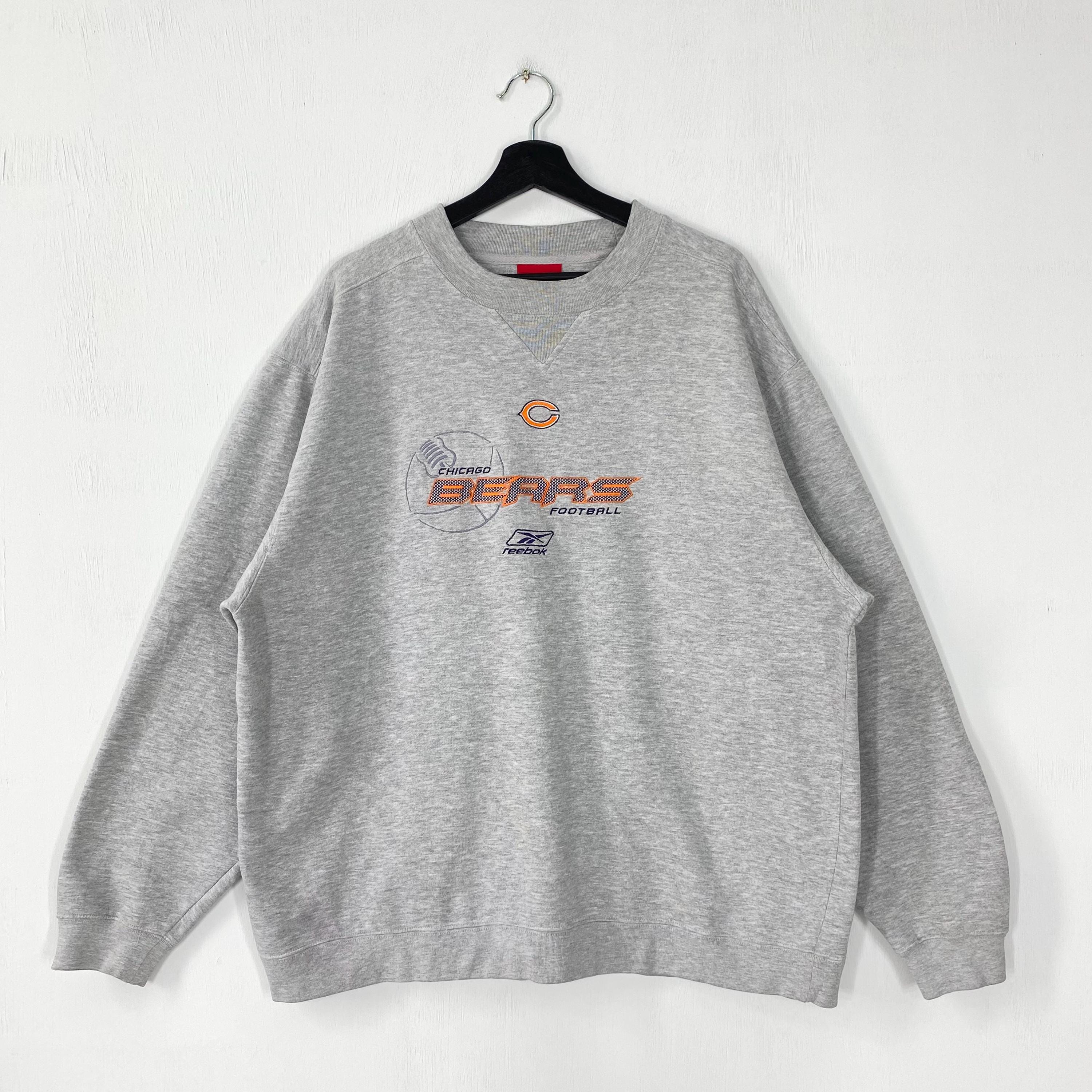 Vintage Chicago Bears Sweatshirt Chicago Bears Crewneck Chicago Bears Sweater Pullover Sportswear NFL Chicago Bears Embroidered Logo XLarge Sweatshirt – Warm & Stylish · Trending Graphic Apparel