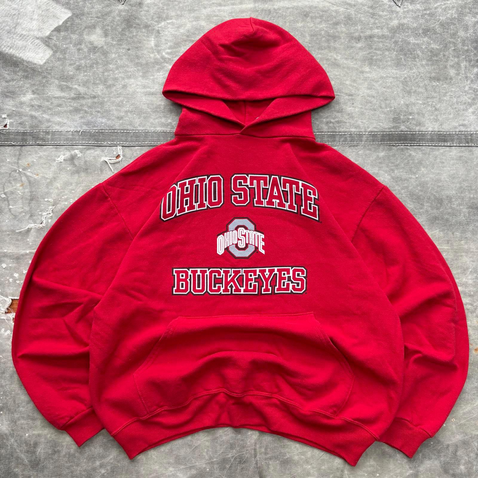 Vintage Y2K Jerzees Ohio State Buckeyes University Hoodie Hoodie – Premium Graphic · Top Pick For Any Outfit