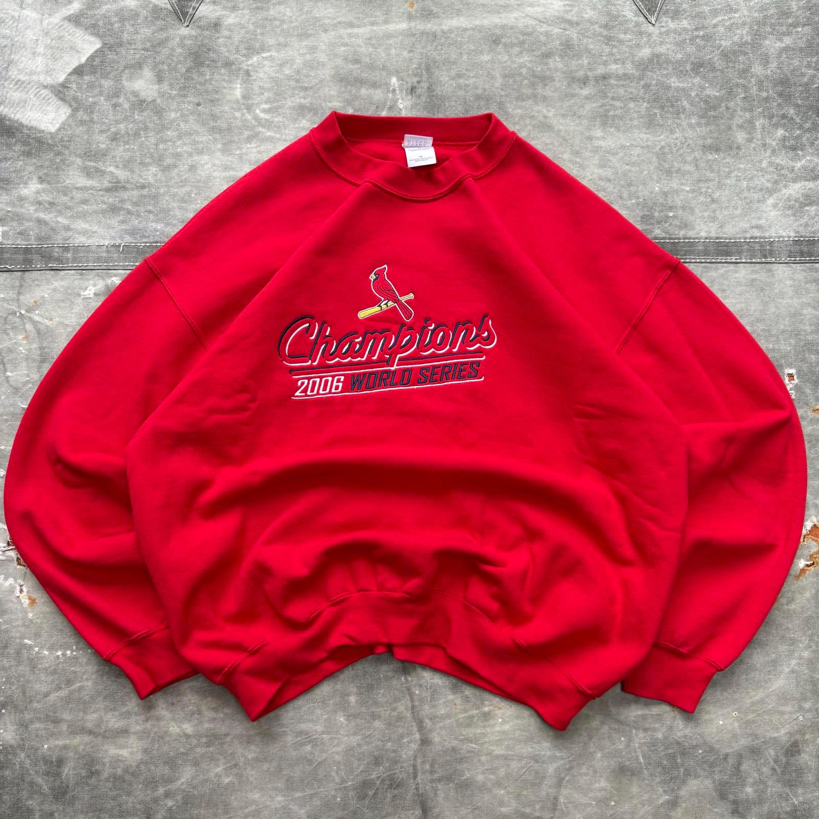 Vintage Y2K St Louis Cardinals World Series MLB Sweatshirt Sweatshirt – Warm & Stylish · Great Gift For Fans