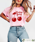 Retro Comfort Feeling Lucky Shirt Cherry Ball 8 T shirt Inspired Cherry Sweatshirt Cherry Lover Gift Aesthetic Summer Fruit Tee Sweatshirt – Feel-Good Design · Must-Have Style