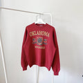 Vintage 90s Oklahoma Sooners vintage CS crable sportswear red sweatshirt L Sweatshirt – Aesthetic Look · Top Pick For Any Outfit