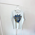 Vintage 90s Michigan Wolverines vintage Fruit of the loom gray t shirt L Graphic Tee – Aesthetic Look · High-Quality Print