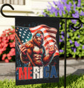 Bigfoot Patriotic Garden Flag Independance Day Garden Banner Celebration Flag Novelty Yard Art Fourth of July Decor Housewarming Gift Graphic Tee – Easygoing Wear · Trending Graphic Apparel