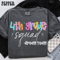 Comfort Colors Fourth Grade Shirt Teacher Team TShirts 4th Grade Tee Back to School Fourth Grade Department Gifts Crew Graphic Tee – Aesthetic Look · High-Quality Print