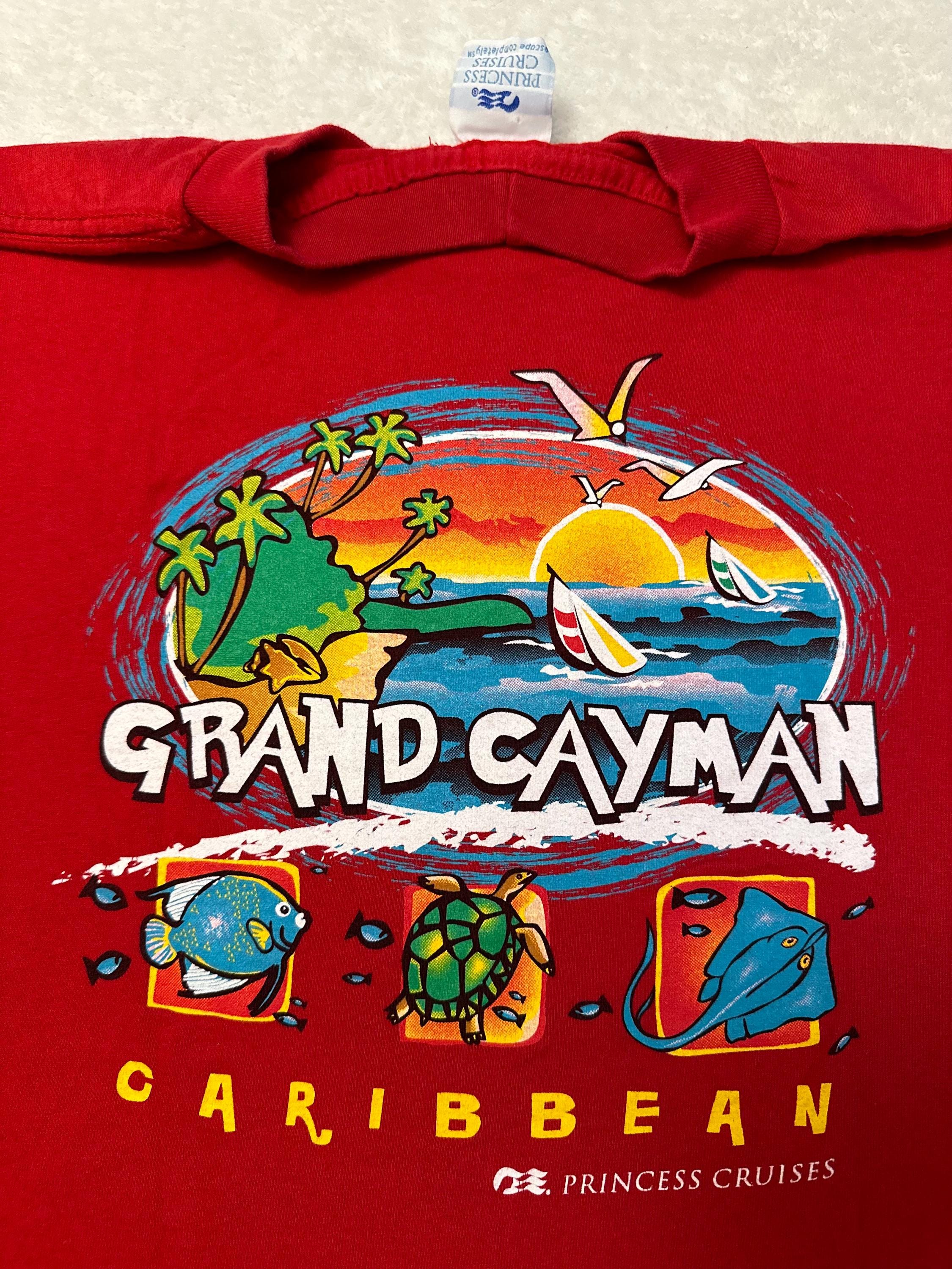 Vintage 1990s 90s Princess Cruises Grand Cayman Caribbean Beach T Shirt L NEW Graphic Tee – Cozy Vibes · Trending Graphic Apparel