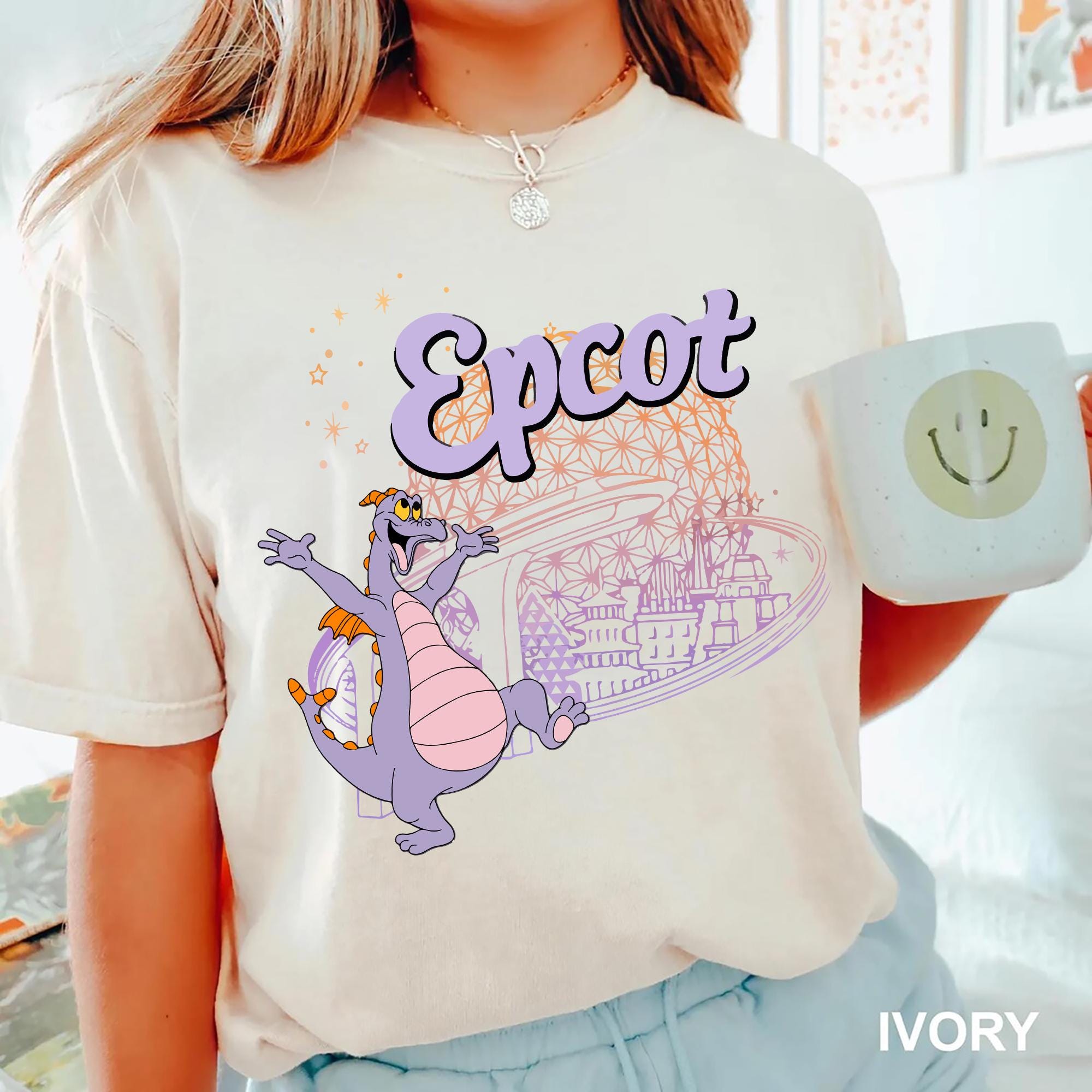 EPCOT Figment Shirt Disney World Tee EPCOT Center Shirt Purple Dragon Tshirt Experimental Prototype Community of Tomorrow Tee Graphic Tee – Warm & Stylish · Top Pick For Any Outfit