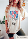 Boom Boom Baby T shirt 4th Of July Pregnancy Shirt Pregnancy Announcement Gift American Baby Reveal Crewneck Pregnant American Girl Tee Graphic Tee – Feel-Good Design · Great Gift For Fans